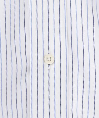 J.PRESS MEN 【KING SIZE】【PREMIUM PLEATS / 形態安定】スーピマコットンオルタネートストライプ  シャツ/B.D. サックスブルー系1