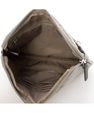 Y'SACCS ポーチ付きモノグラムバックパック グレー