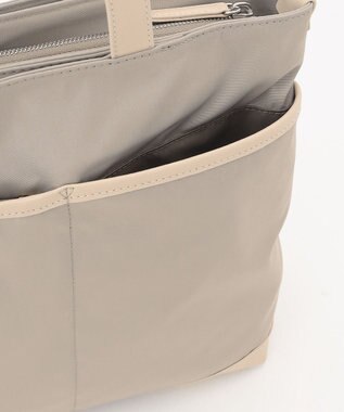 Y'SACCS アシメファスナーポケットトート ベージュ