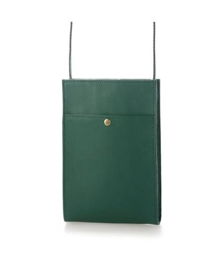 UNBILLION ペルケ perche / イントレチャート姫路レザーショルダー ダークグリーン