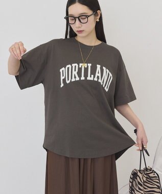 AMERICAN HOLIC PORTLAND裾ラウンドTシャツ