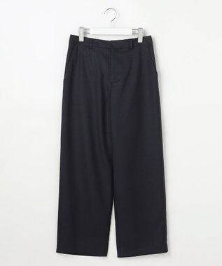 J.PRESS LADIES L OXIJEWEL ストレッチ ストレート パンツ ネイビー系