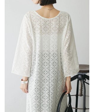 Green Parks AnriettMusee レースロングワンピース Off White