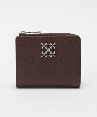 russet ＜お財布人気NO.1＞モノグラムプレートハーフウォレット(SO-376) D.Brown