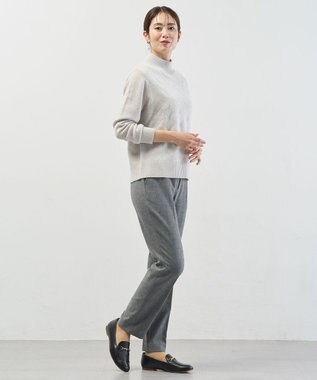 J.PRESS LADIES L 【WEB限定カラーあり】CAT ハイネック ニット ライトグレー系