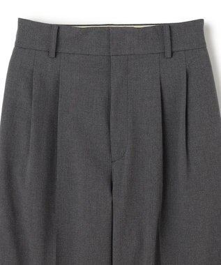 uncrave TRツイル ベーシックトラウザー チャコール