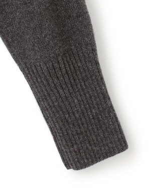 23区 【見上愛さん着用/Oggi掲載/洗える】カシミヤブレンド サイドジップ  ニットチュニック グレー系