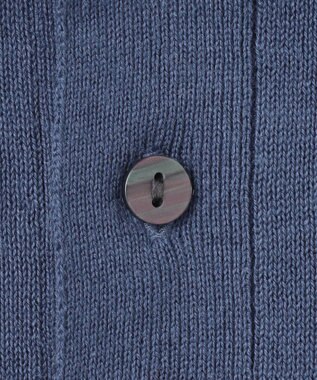 J.PRESS YORK STREET 【UNISEX】ニットポロシャツ ダルブルー系