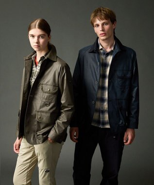 JOSEPH ABBOUD MOUNTAIN 【JAPANファブリック/2WAYストレッチ】ヴィンテージナイロンカルゼストレッチベイカー パンツ ネイビー系