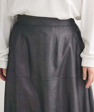 Green Parks ミディ丈バルーンスカートⅡ Dark Silver