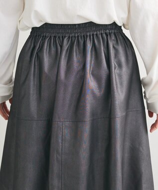 Green Parks ミディ丈バルーンスカートⅡ Dark Silver