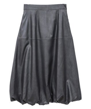 Green Parks ミディ丈バルーンスカートⅡ Dark Silver