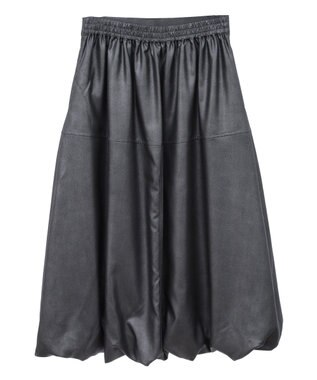 Green Parks ミディ丈バルーンスカートⅡ Dark Silver
