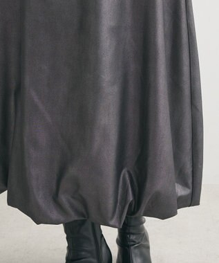 Green Parks ミディ丈バルーンスカートⅡ Dark Silver