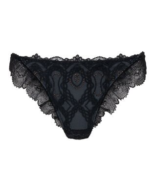 BRADELIS New York 【BRADELIS New York】ベルスタイルタンガ25A1 華やかなレースデザインタンガ ブラック