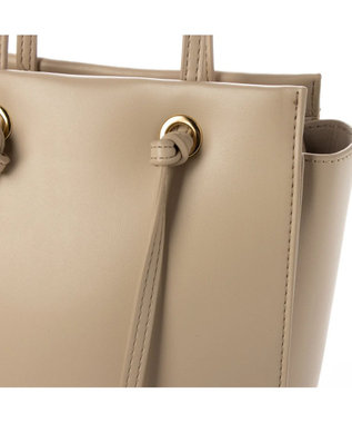 UNBILLION カシュカシュ cachecache / ノットハンドル縦長ミニトート LBE