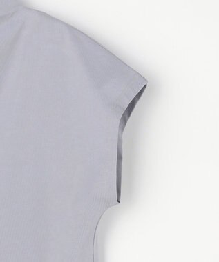 組曲 【先行予約・WEB限定】プレーティング天竺  ペプラムカットソー ブルーグレー系