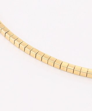 自由区 クリスタルライク ネックレス ゴールド