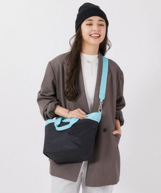 LeSportsac BUCKET TOTE/ディープシー/ペールターコイズ
