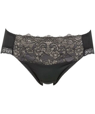 Wing ショーツ 【シンクロブラ】 MB4017とペア やさしいフィット感 はきこみ丈あさめ MF5017 ウイング／ワコール ブラック