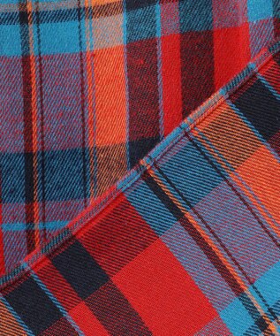 J.PRESS YORK STREET 【UNISEX】フランネルボタンダウン シャツ レッド系3