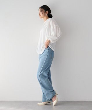 YECCA VECCA ブレードトリミングブラウス White