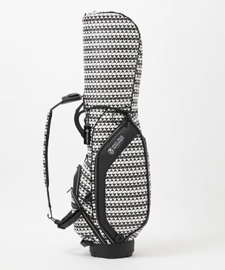 23区GOLF 【UNISEX】フラッグ総柄キャディバッグ　他と被らないデザイン ブラック系5