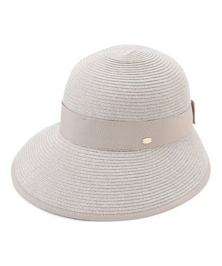 TOCCA 【サイズ調整可】HALF BRIM RIBBON HAT ブレードハット グレージュ系