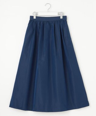 自由区 【撥水加工・洗える】エコタフタ スカート リッツブルー