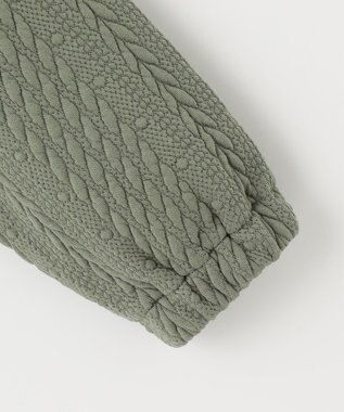 組曲 KIDS 【110-140cm】ホイップキルト ブルゾン カーキ系