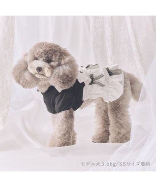 PET PARADISE cherircouture メニーリボンワンピース 小型犬 ブラック