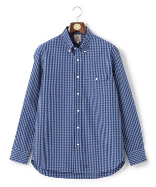 J.PRESS MEN ポプリンストライプシャツ/B.D ブルー系3