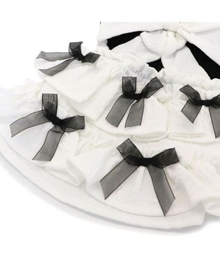 PET PARADISE cherircouture メニーリボンワンピース 小型犬 ブラック