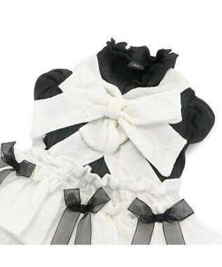 PET PARADISE cherircouture メニーリボンワンピース 小型犬 ブラック