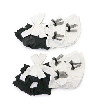 PET PARADISE cherircouture メニーリボンワンピース 小型犬 ブラック