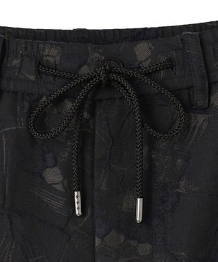 JOSEPH HOMME 【新柄】モロッカンジャガード ドロスト付ワイドテーパードパンツ/ ORIGIN CONVERTIBLE ブラック系5