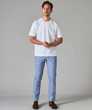 GOTAIRIKU ビジネスインナー/下着兼用【パックT】5.6oz 綿100％ スムース光沢加工 Tシャツ（クルーネック/2枚セット） ホワイト系