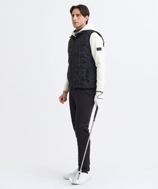 23区GOLF 【MEN】中綿リバーシブルベスト ブラック系