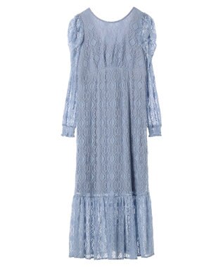 earth music&ecology 総レースワンピース Blue