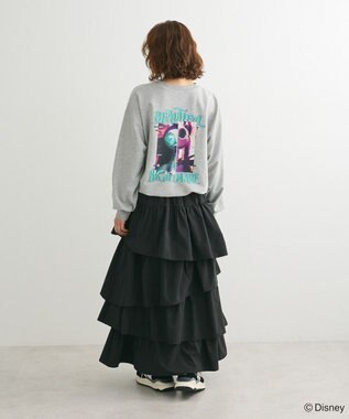 Green Parks ナイトメア／裾ドロストミニ裏毛プルオーバーⅡ Gray Mixture