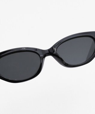 WEGO 【ユニセックス着用ITEM】カラーレンズキャットアイ ブラック