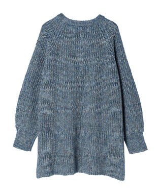 AMERICAN HOLIC Ｍｉｘヤーンラグランニットプルオーバー Blue