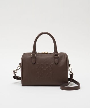 russet 《composition》レザー2WAYミニボストンバッグ(CE-1684) D.Brown