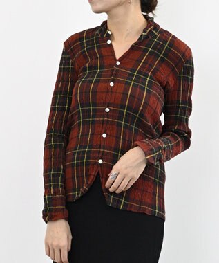 crêprie tsumori chisato creperie LONG SLEEVES SHIRT -TARTAN CHECK クレプリ タータンチェック長袖シャツ