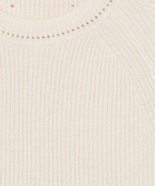 JOSEPH 【洗える】リネンブレンド　ショートスリーブニット Ivory