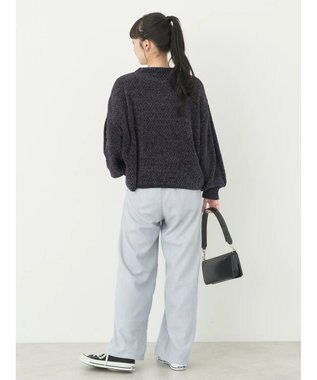 earth music&ecology ヘリンボーンイージーパンツ Light Gray