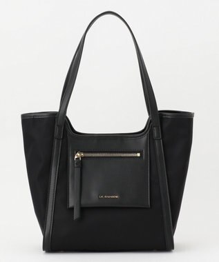LA BAGAGERIE リサイクルレザー　フラップトート ブラック