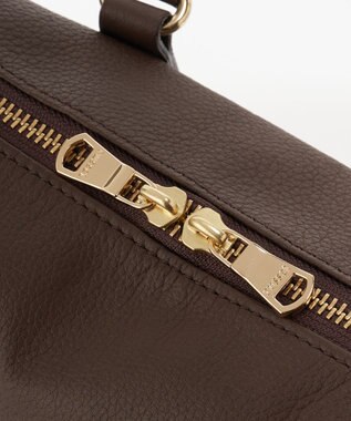 russet 《composition》レザー2WAYミニボストンバッグ(CE-1684) D.Brown