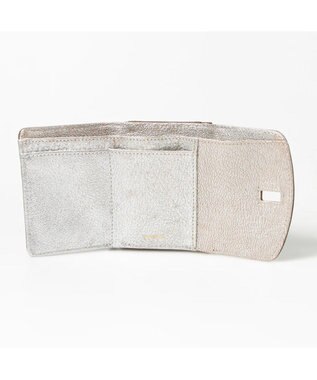 UNBILLION perche カラーコンビ3つ折り外ガマウォレット ブラウン