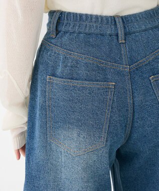 Green Parks 切り替えカーウ゛ィーデニムパンツ Indigo